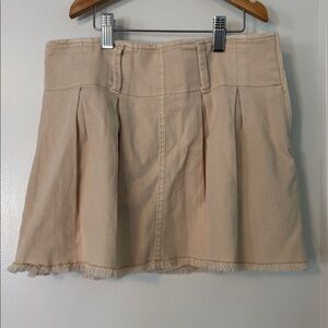 BP Tan Pleated Women's Skirt, Size XS